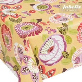 Nappe sur mesure en toile cirée de forme anguleuse